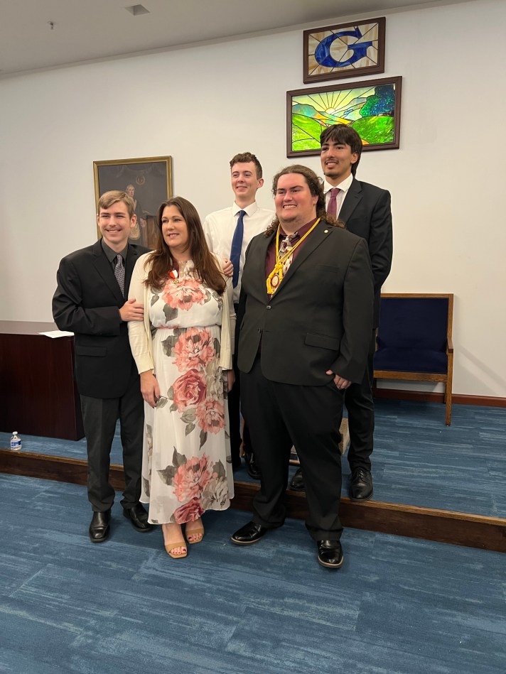 DeMolay International honors Pleasanton DeMolay with Degree of Chevalier & Cross Of Honor